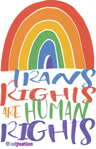 Trans human rights poster