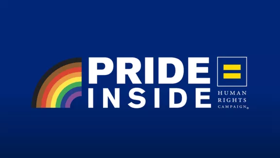 Human Rights Campaign Pride Inside logo